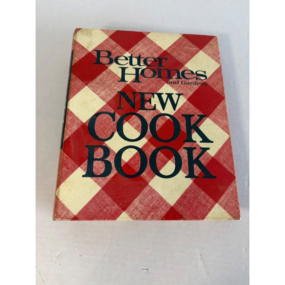 Better Homes and Gardens New Cook Book Red Gingham Binder Vtg Style 1960s 5-Ring